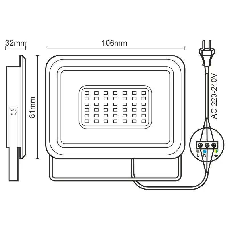 LF0021 - LED reflektor 10W / 4000K - LF0021 LF0021 - LED reflektor 10W / 4000K - LF0021