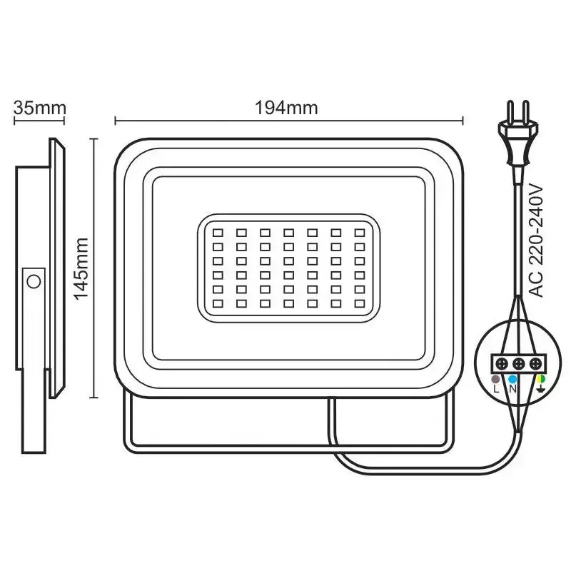 LF0024 - LED reflektor 50W / 4000K - LF0024 LF0024 - LED reflektor 50W / 4000K - LF0024