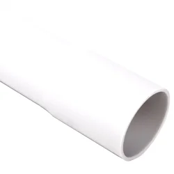 Tuhá hrdlovaná elektroinštalačná rúrka PVC pr. 20 mm, 22411, mechanická odolnosť 320N/5cm, biela, dĺžka 3 m. - 1520_HA
