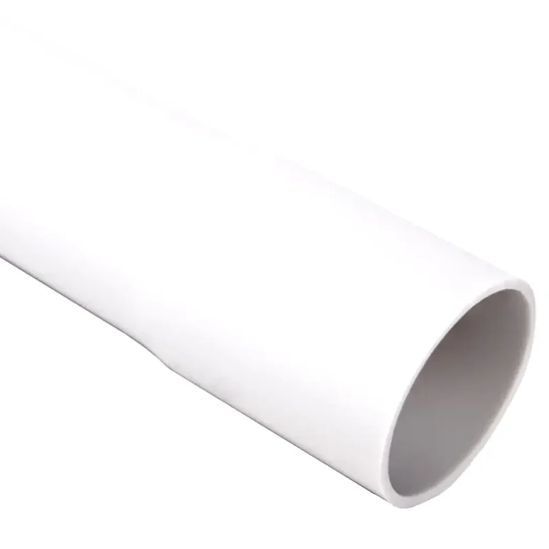 Tuhá hrdlovaná elektroinštalačná rúrka PVC pr. 20 mm, 22411, mechanická odolnosť 320N/5cm, biela, dĺžka 3 m. - 1520_HA