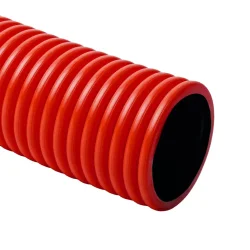KOPOFLEX pr. 110 mm Ohybná dvojplášťová korugovaná bezhalogénová chránička , červená, dĺžka 50 m. - KF 09110_BA