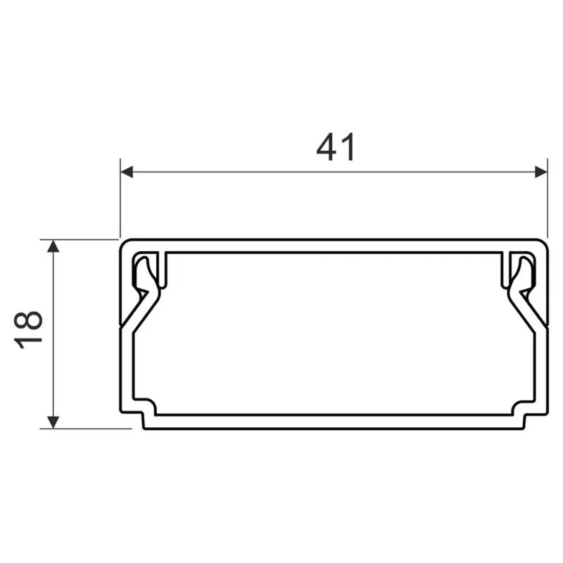 Lišta hranatá 40x20, imitácia dreva - breza ružová, 2 m, kartón - LHD 40X20_I1
