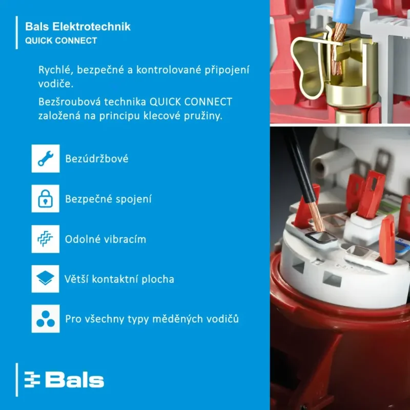 Zástrčka 16A 5p 400V IP44 6h s rýchlym pripojením - 2136