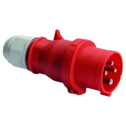Zástrčka 32A 4p 400V IP44 6h s rýchlospojkou - 2142
