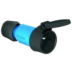 Spojka CZ + uzáver modrý 16A 3p 230V IP54, max. do 3 x 4 mm2 - 7490