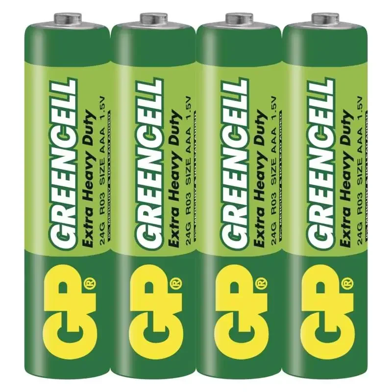 Zinková vzduchová batéria GP Greencell AAA (R03) - 1012104000