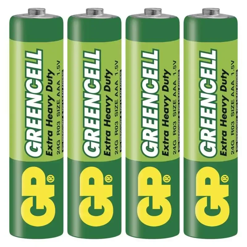 Zinková vzduchová batéria GP Greencell AAA (R03) - 1012104000