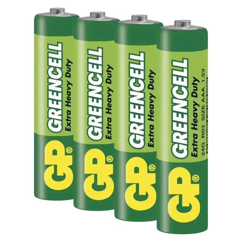 Zinková vzduchová batéria GP Greencell AAA (R03) - 1012104000