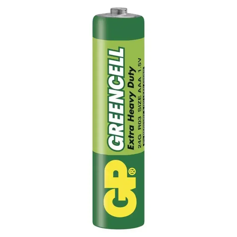 Zinková vzduchová batéria GP Greencell AAA (R03) - 1012104000