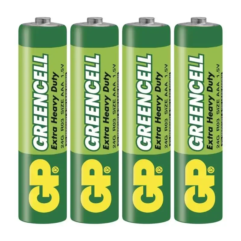 GP Greencell zinkochloridová batéria R03 (AAA), 4 ks - 1012114000 GP Greencell zinkochloridová batéria R03 (AAA), 4 ks - 1012114000