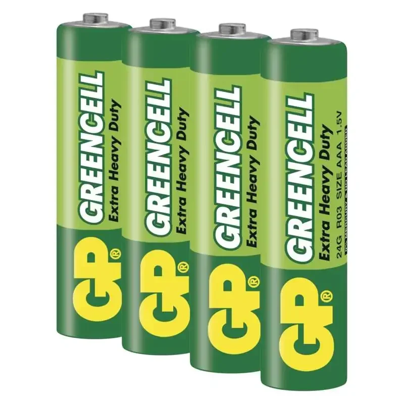 GP Greencell zinkochloridová batéria R03 (AAA), 4 ks - 1012114000 GP Greencell zinkochloridová batéria R03 (AAA), 4 ks - 1012114000