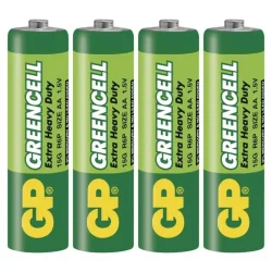 GP Greencell R6 zinkochloridové batérie (AA), 4 ks - 1012214000