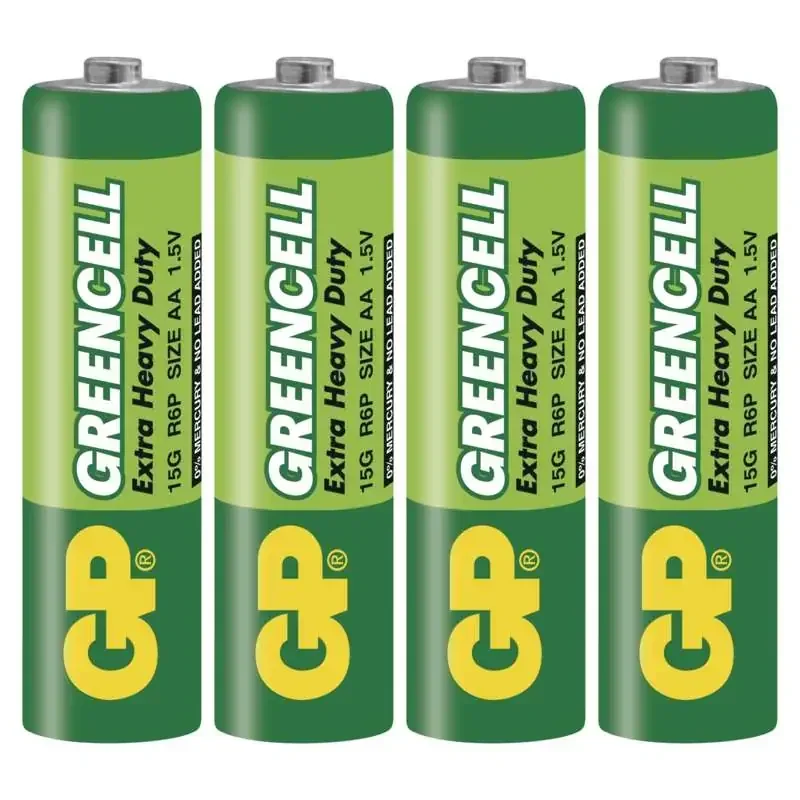 GP Greencell R6 zinkochloridové batérie (AA), 4 ks - 1012214000
