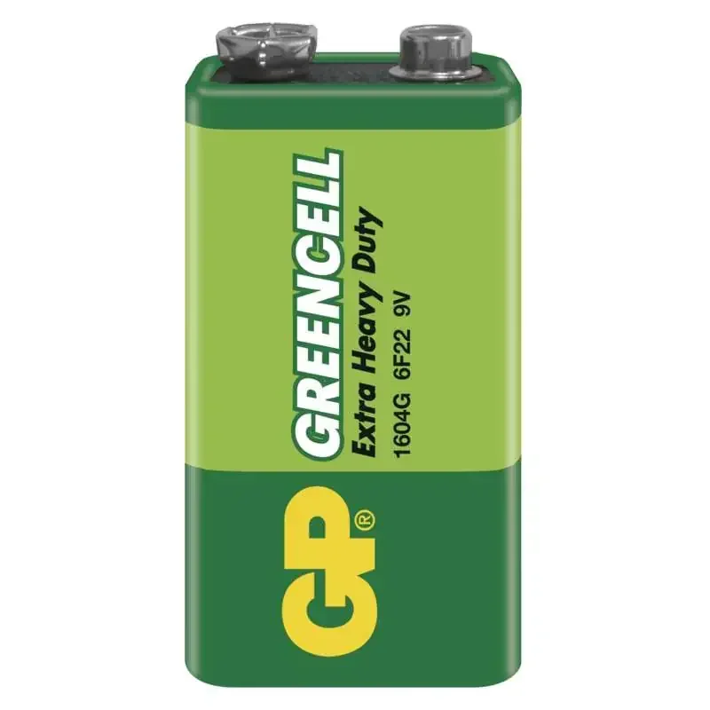 GP Greencell 6F22 Zinkochloridová batéria (9V), 1 ks - 1012501000