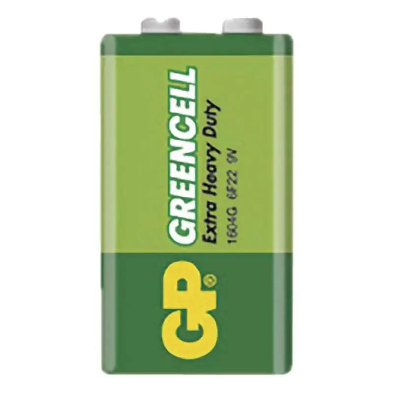 GP Greencell 6F22 Zinkochloridová batéria (9V), 1 ks - 1012501000