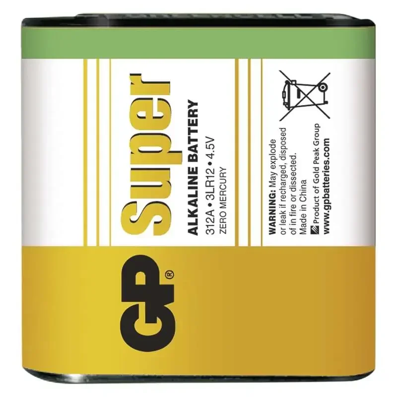 Alkalická batéria GP Super 3LR12 (4,5 V), 1 ks - 1013601000