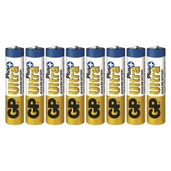 Alkalické batérie GP Ultra Plus AAA (LR03), 8 ks - 1017108000 Alkalické batérie GP Ultra Plus AAA (LR03), 8 ks - 1017108000