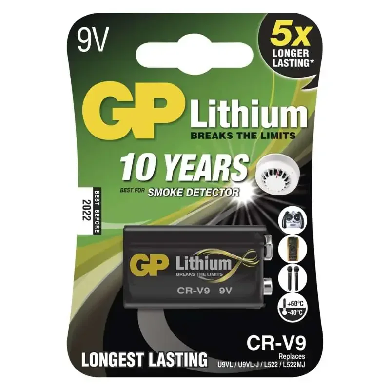 GP CR-V9 lítiová batéria (9V), 1 ks - 1022000911