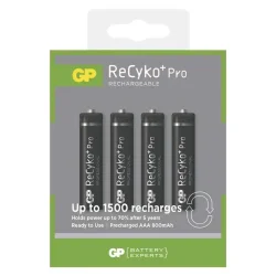 Nabíjacie batérie GP ReCyko+ Pro Prof. 800 (AAA), 4 ks - 1033114063
