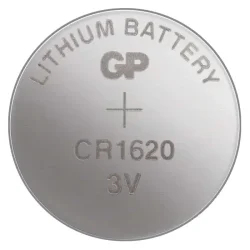 GP CR1620 Lítiová gombíková batéria, 5 ks - 1042162015