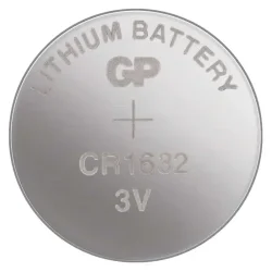 GP CR1632 Lítiová gombíková batéria, 5 ks - 1042163215