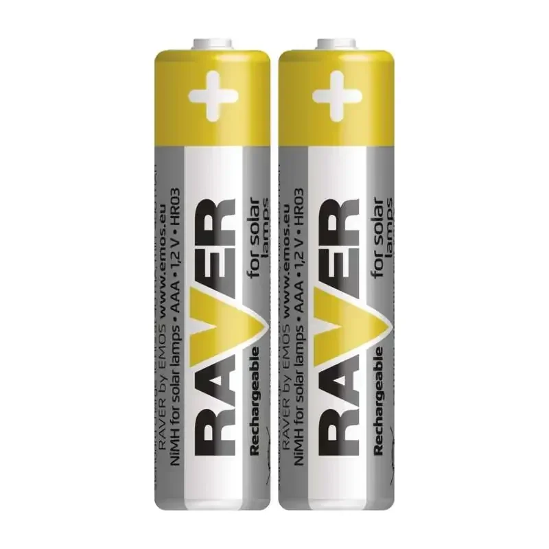 Nabíjacie batérie RAVER 400 mAh HR03 (AAA), 2 ks - 1332112040