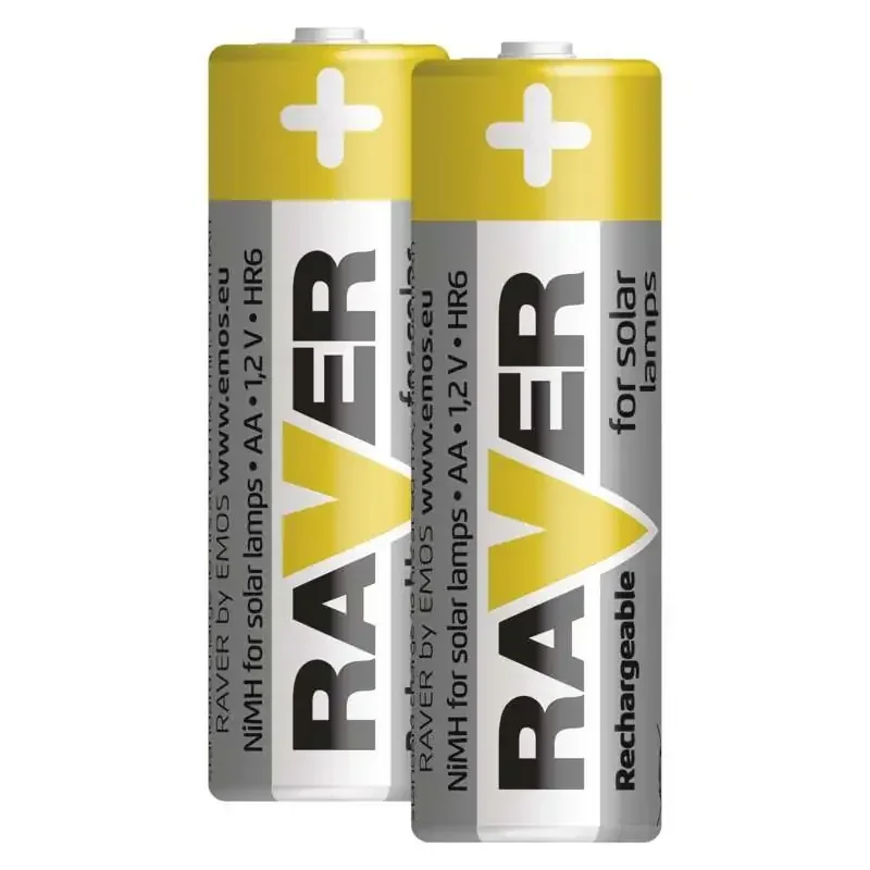 Nabíjacie batérie RAVER 600 mAh HR6 (AA), 2 ks - 1332212030