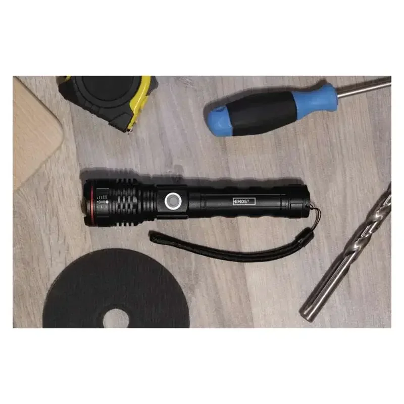 LED NABÍJACIA LAMPIČKA METAL 600 lm-2 000 mAh - 1440011500