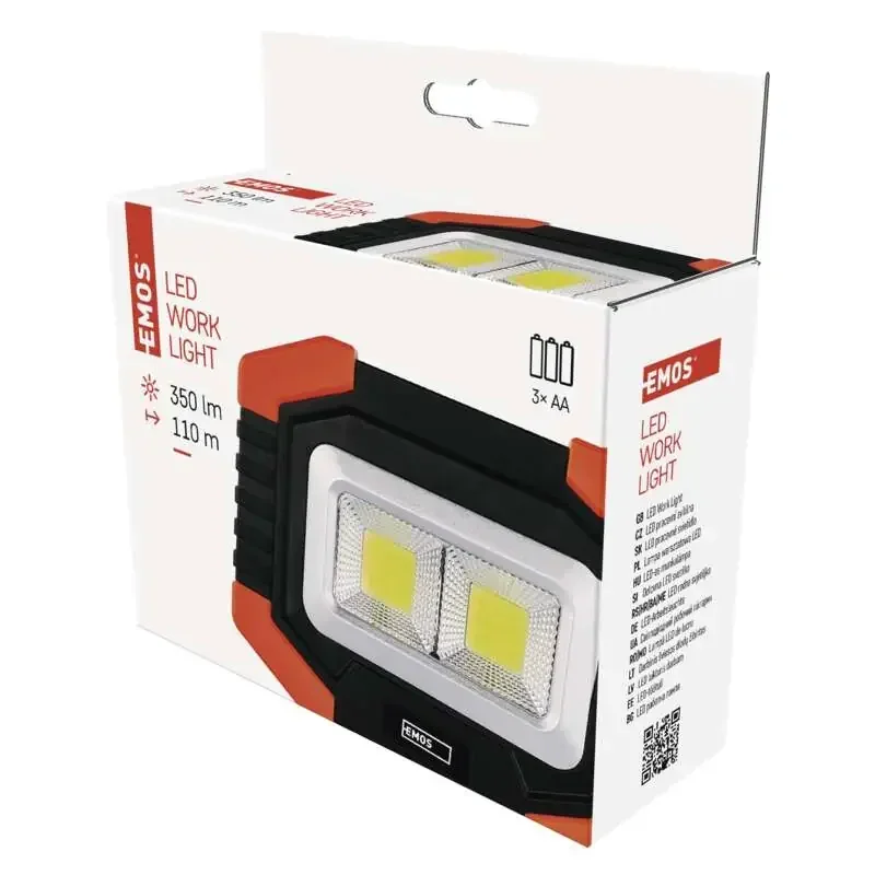 Pracovné svetlo COB LED P4112, 350 lm, 3× AA - 1440833200