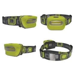 Čelovka COB LED P3528, 140 lm, 17m, 3x AAA - 1441203100