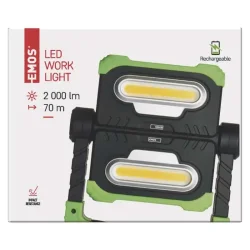 DOBÍJATEĽNÝ PRACOVNÝ REFLEKTOR 2×COB - 1450000320
