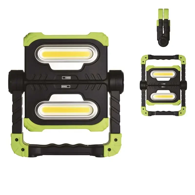 DOBÍJATEĽNÝ PRACOVNÝ REFLEKTOR 2×COB - 1450000320