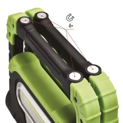 DOBÍJATEĽNÝ PRACOVNÝ REFLEKTOR 2×COB - 1450000320