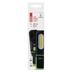 Nabíjacia baterka COB LED + SMD LED P4537, 330 lm, 1200 mAh - 1450000350