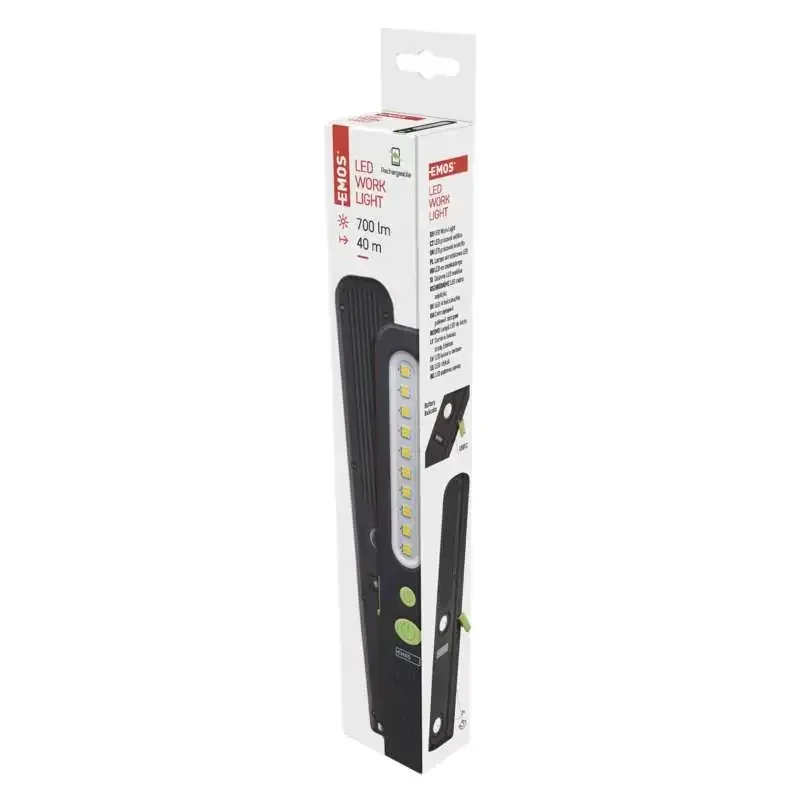 SMD LED + LED dobíjacia baterka P4538, 700 lm, 1200 mAh - 1450000360