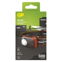 Dobíjacia LED čelovka GP Xplor PHR16, 300 lm - 1451085660