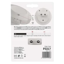 Nočné svetlo LED P3317 s fotosenzorom do zásuvky - 1456000140 Nočné svetlo LED P3317 s fotosenzorom do zásuvky - 1456000140