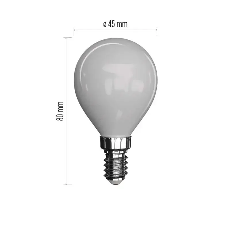 Filament Mini Globe 3,4W E14 LED žiarovka teplá biela - 1525281227