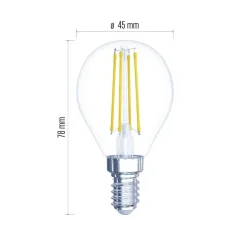 Filament Mini Globe 6W E14 Neutrálne biela LED žiarovka - 1525281411 Filament Mini Globe 6W E14 Neutrálne biela LED žiarovka - 1525281411