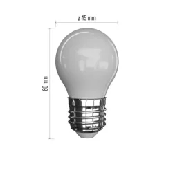 Filament Mini Globe 3,4W E27 LED žiarovka teplá biela - 1525283271
