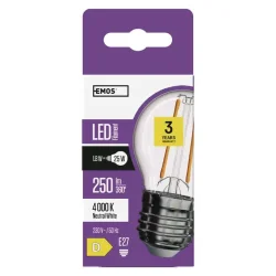 Žiarovka LED Filament Mini Globe 1,8W E27 Neutrálna biela - 1525283407