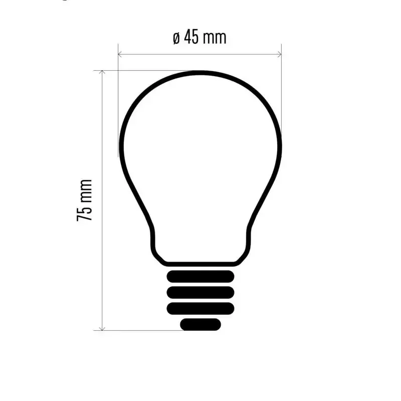 Žiarovka LED Filament Mini Globe 1,8W E27 Neutrálna biela - 1525283407