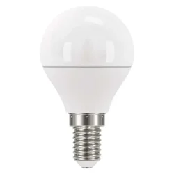 Klasická mini guľová LED žiarovka 5W E14 studená biela - 1525731101