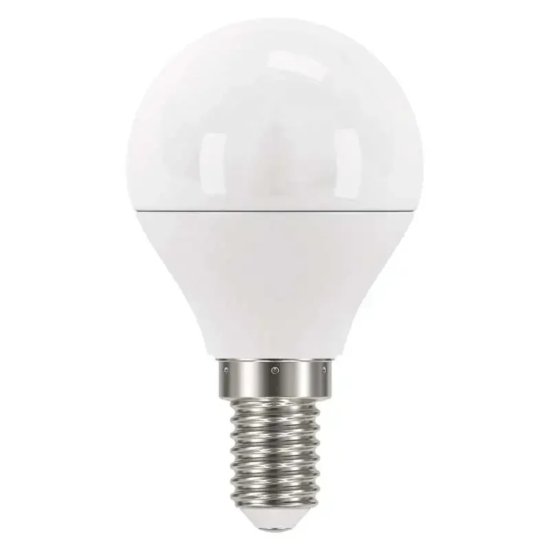 Klasická mini guľová LED žiarovka 5W E14 studená biela - 1525731101