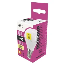 Klasická mini guľová LED žiarovka 5W E14 teplá biela - 1525731203