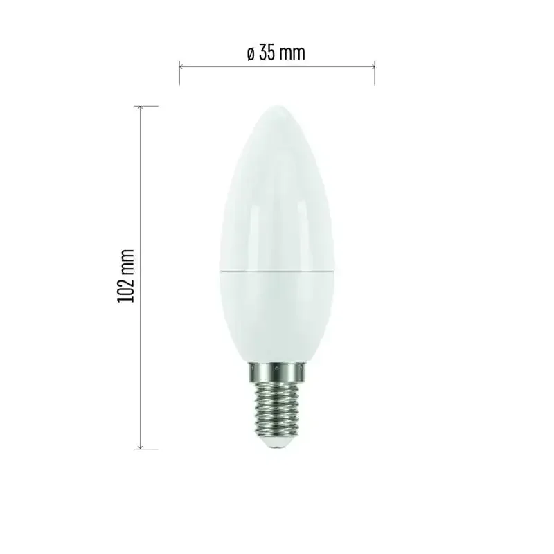 True Light 4,2W E14 LED žiarovka teplá biela - 1525731220