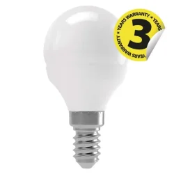 Klasická mini guľôčková 4,1W neutrálne biela LED žiarovka E14 - 1525731402