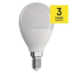 Klasická mini guľôčková žiarovka LED 7,3 W E14 neutrálnej bielej farby - 1525731411