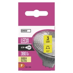LED žiarovka Classic MR16 4,5W GU5,3 teplá biela - 1525732200