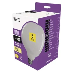 LED žiarovka G125 18W E27 teplá biela - 1525733253
